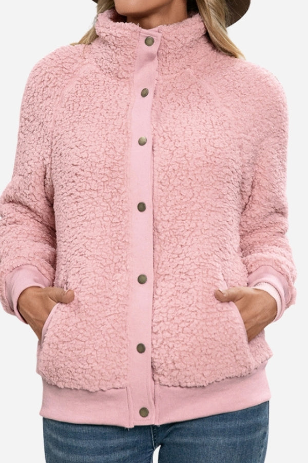 Sydney® | Gemütliche Langarmjacke mit Knöpfen