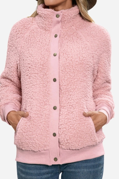 Sydney® | Gemütliche Langarmjacke mit Knöpfen