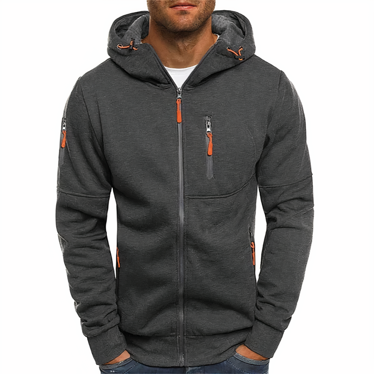 Kapuzenpullover mit Zip Nathan