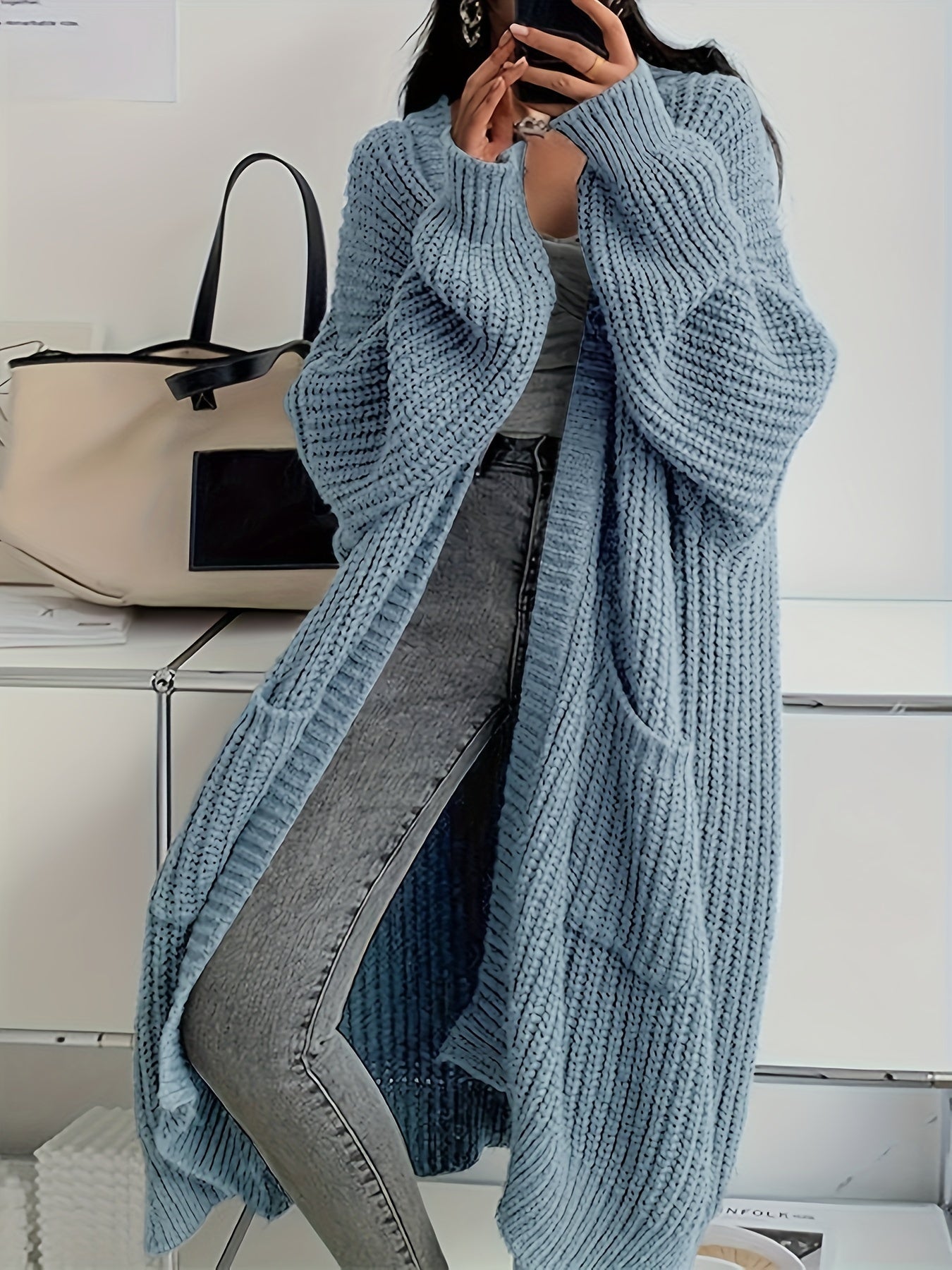 Verónica® | Lange Strickjacke