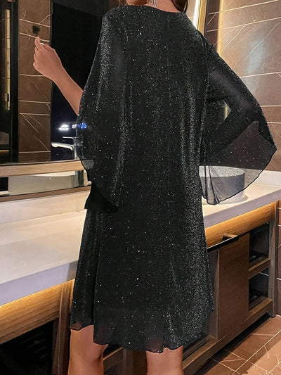 Glitzerndes Kleid für Damen