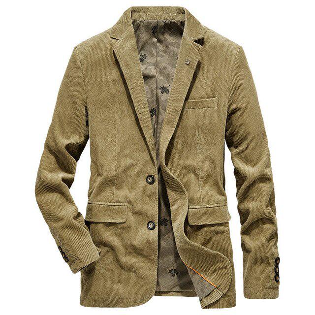 Klassische Kordjacke für Herren