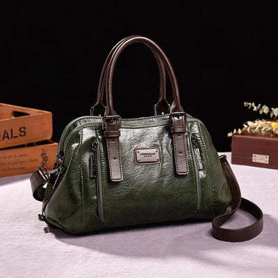 Fenne - Damen Retro Leder Tasche