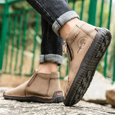 Brandon - Bequeme Lederstiefel für Männer