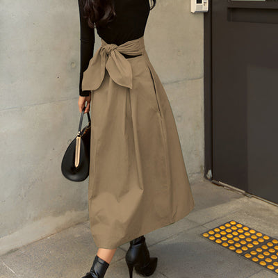 Aria | Damen koreanische Mode langen Rock