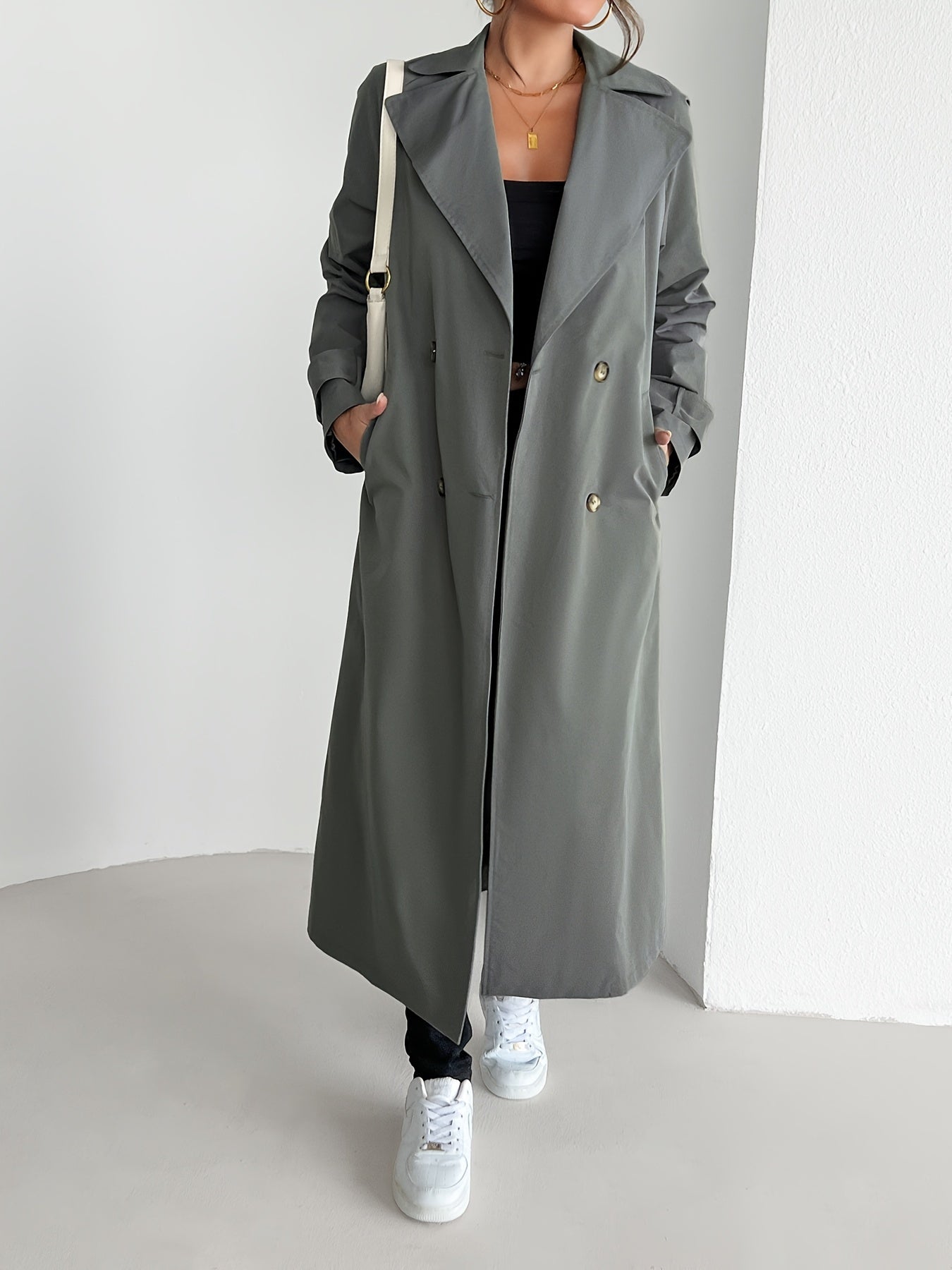 Langer Mantel für Damen