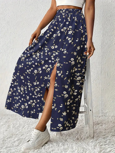 Louvina – Maxirock mit Blumenschlitz