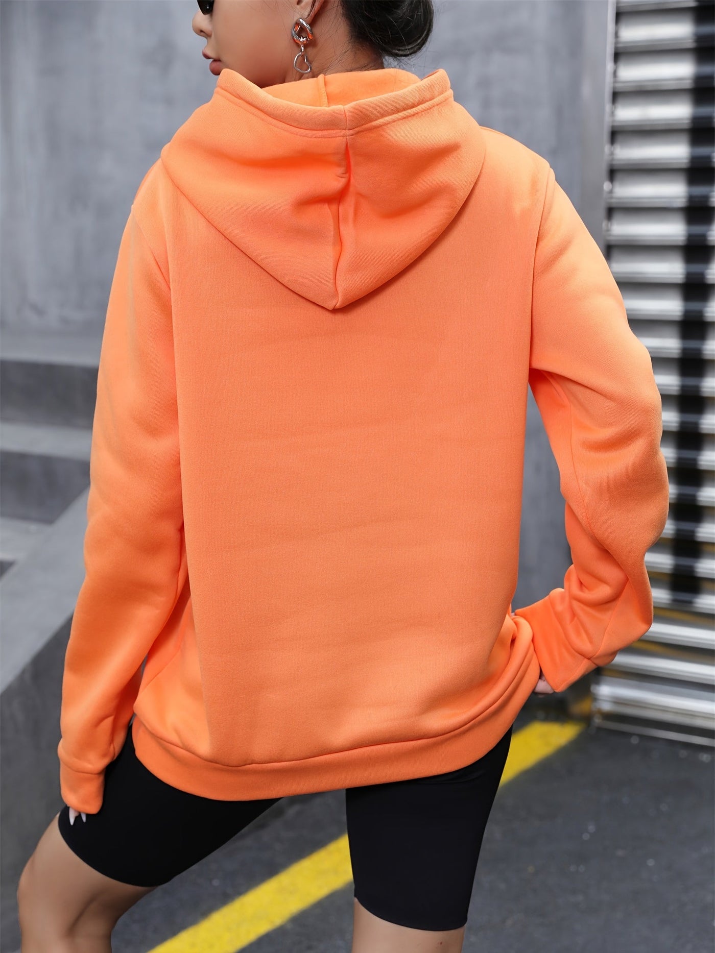 Bequemer Pullover mit Kapuze für Damen