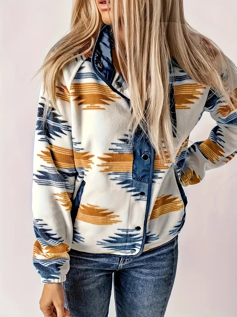 Finley | Trendige Aztec-Muster Jacke