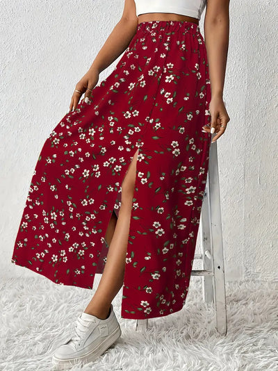 Louvina – Maxirock mit Blumenschlitz
