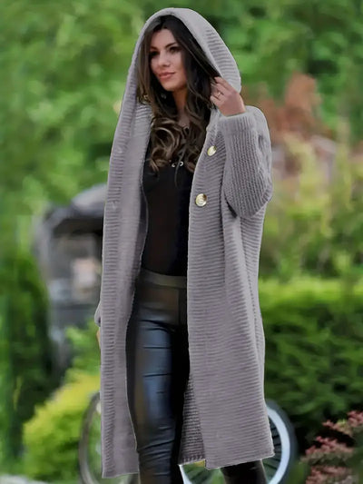 Rea - Robuster Langärmeliger Cardigan