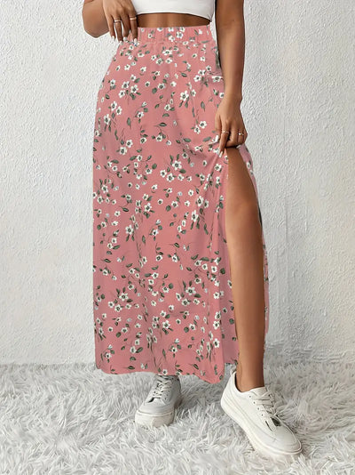 Louvina – Maxirock mit Blumenschlitz