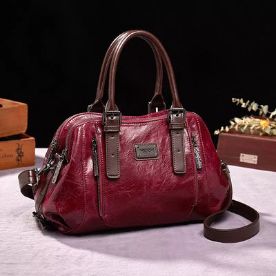 Fenne - Damen Retro Leder Tasche