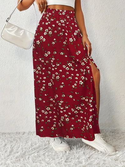 Louvina – Maxirock mit Blumenschlitz