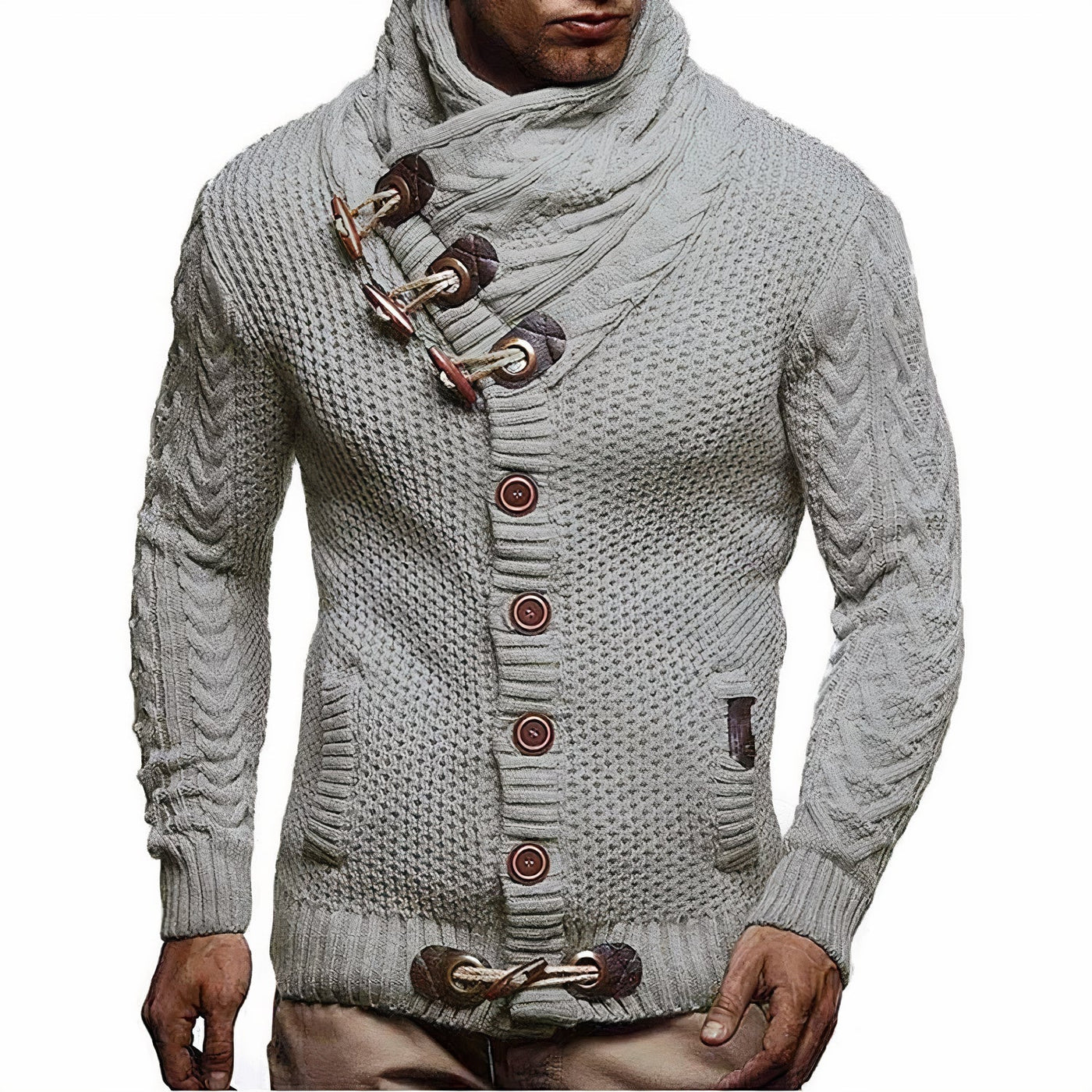 Elegante und kuschelige Strickjacke für Herren Gregor