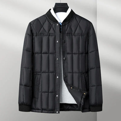 Elegante Herren Winterdaunenjacke aus Seide Josef