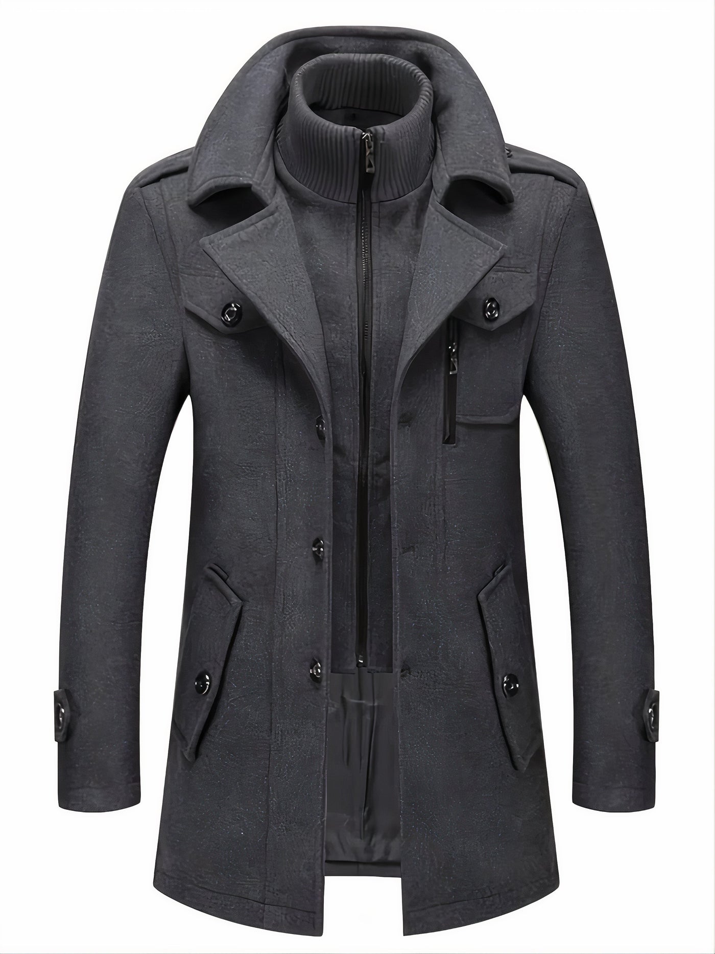Eleganter warmer Wintermantel für Herren Martin