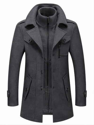 Eleganter warmer Wintermantel für Herren Martin