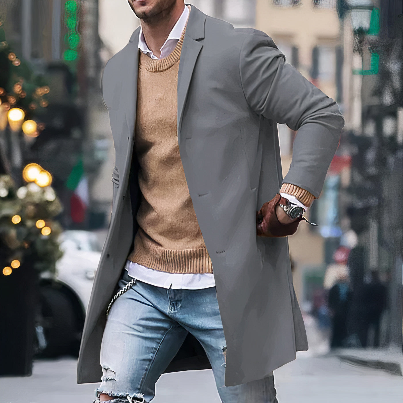 Eleganter Herrenmantel Jakob