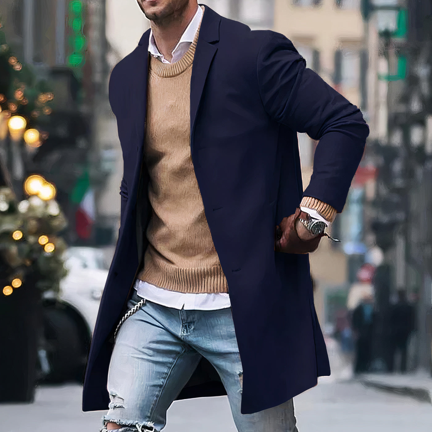 Eleganter Herrenmantel Jakob