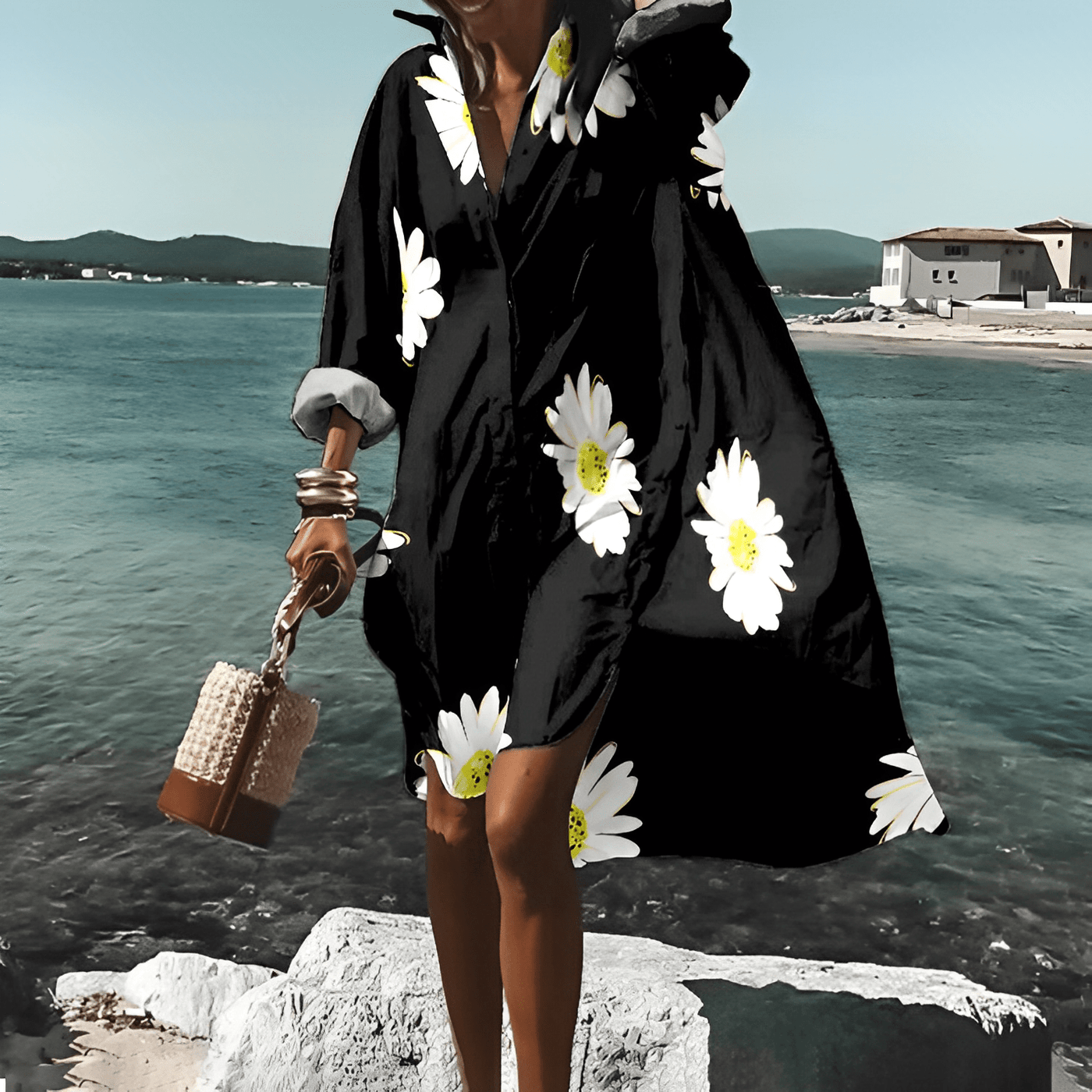 Lässiges Sommer Hemdkleid Avila