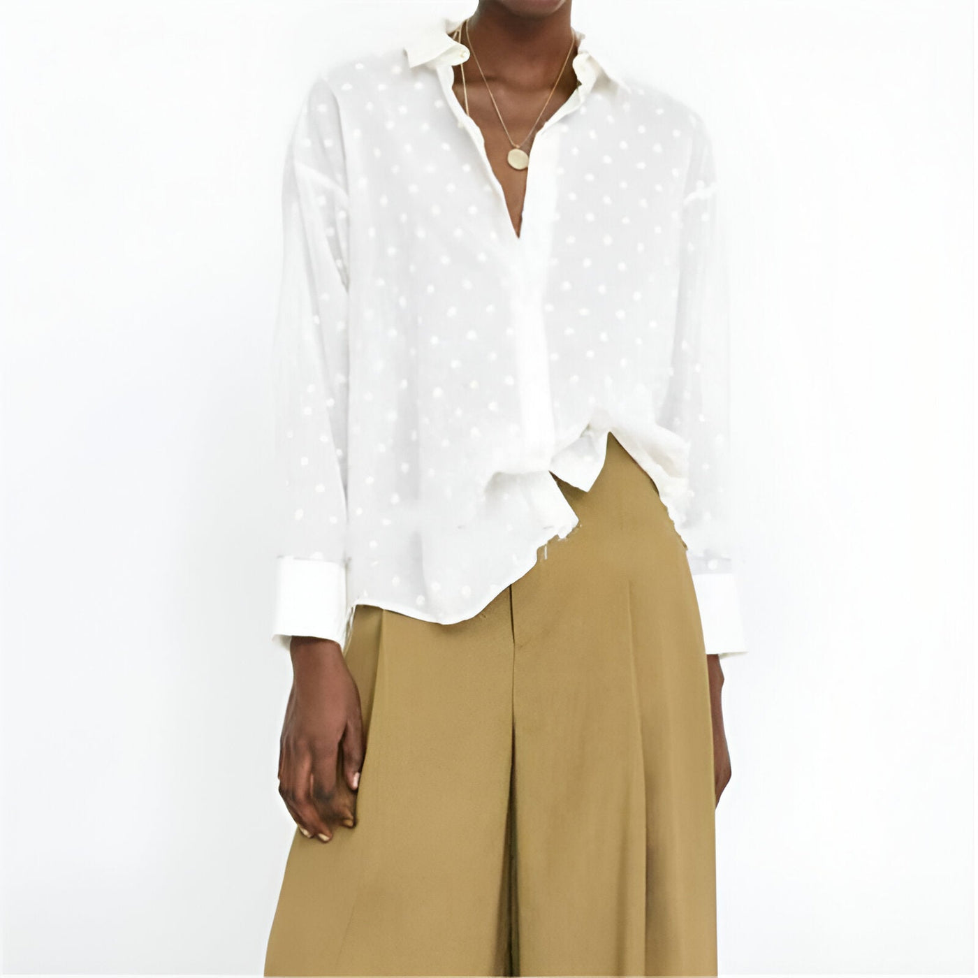 Kalina | Elegante Polka Dot Bluse