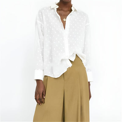 Kalina | Elegante Polka Dot Bluse