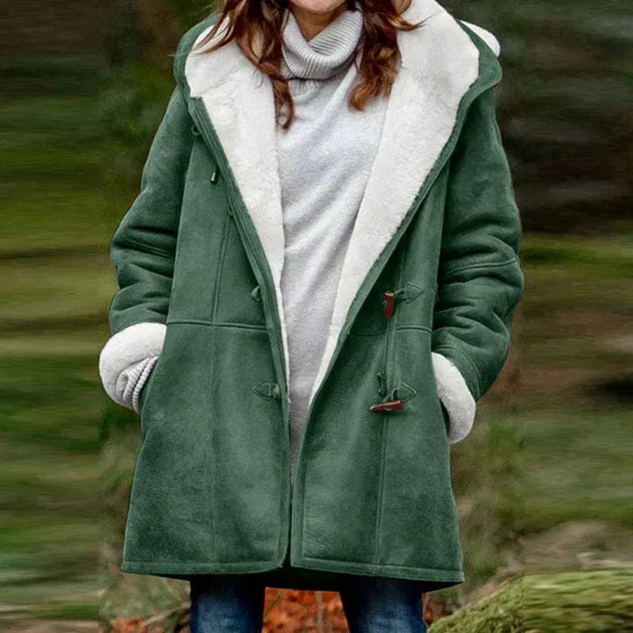 Jade® | Kaschmirmantel mit Kapuze
