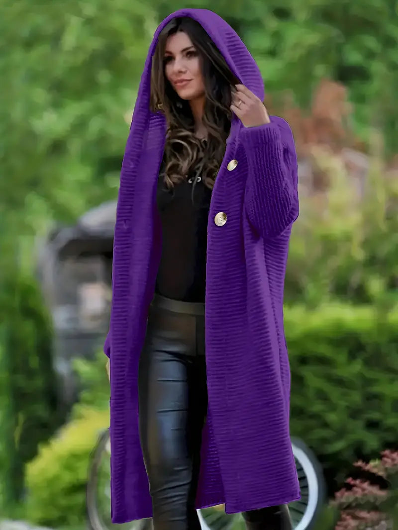 Rea - Robuster Langärmeliger Cardigan