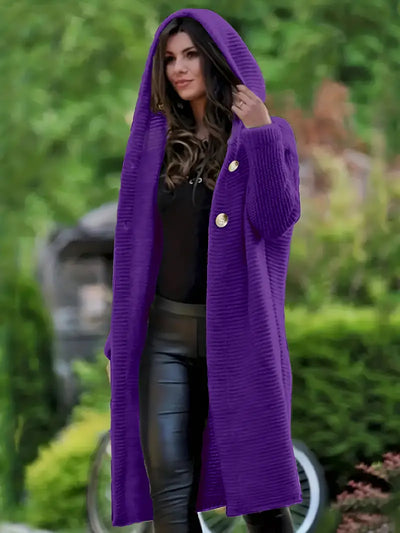 Rea - Robuster Langärmeliger Cardigan