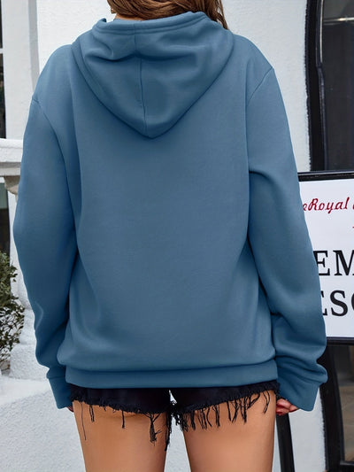Bequemer Pullover mit Kapuze für Damen