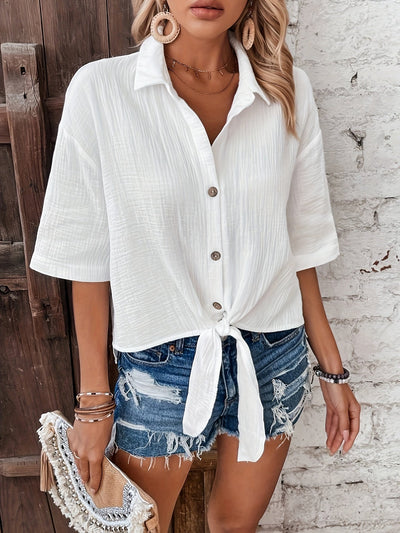 Luna® | Geknotete Bluse