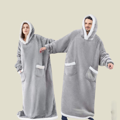 Flauschige Kapuzen Decke für Herren und Damen Ray