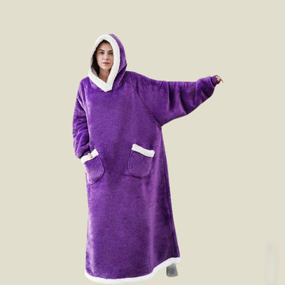 Flauschige Kapuzen Decke für Herren und Damen Ray