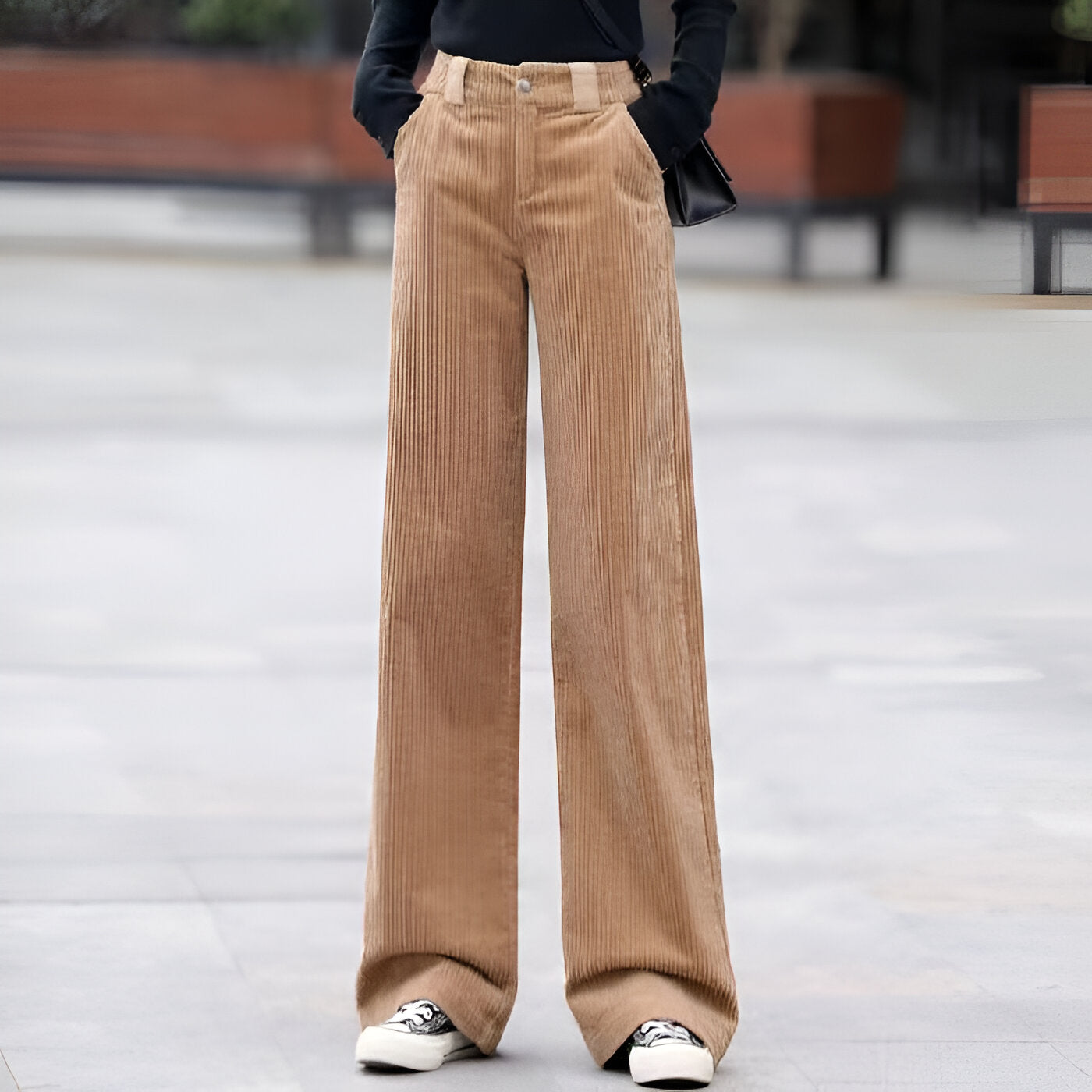 Luisa | Bequeme & Stylische Weite Cordhose