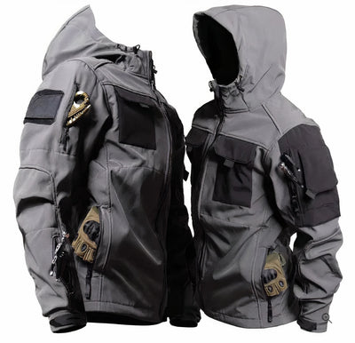 Taktische Herrenjacke mit Kapuze  Gunner