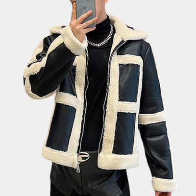 Stylische Lederjacke für Herren