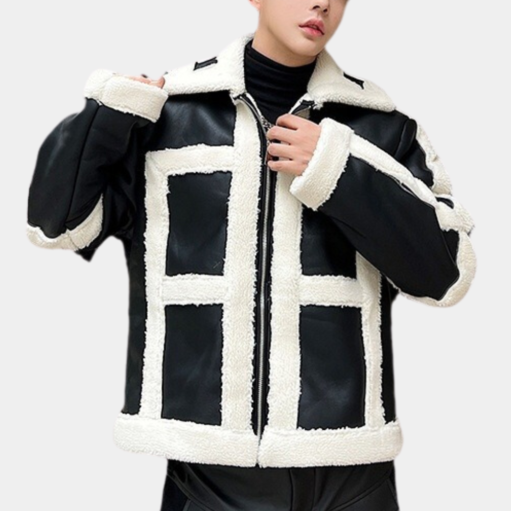 Stylische Lederjacke für Herren