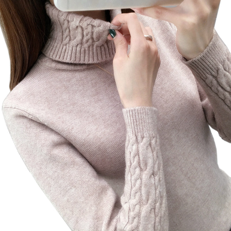 Marlo | Damenpullover mit Rollkragenpullover
