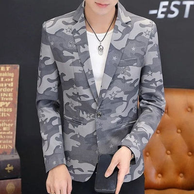 Herren Freizeit Camouflage Jacke Warner