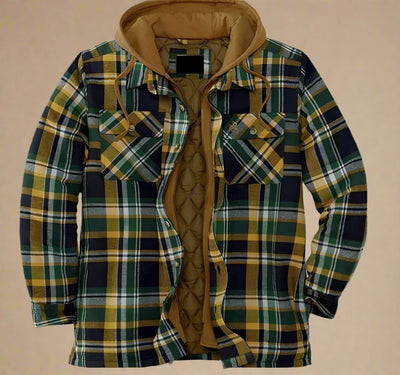 Herren Flanell Winterjacke Emanuel