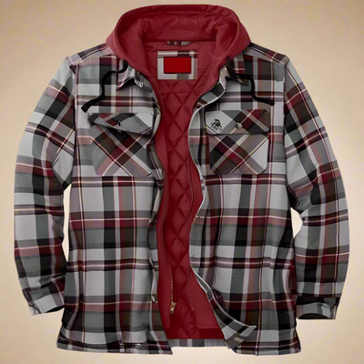 Herren Flanell Winterjacke Emanuel