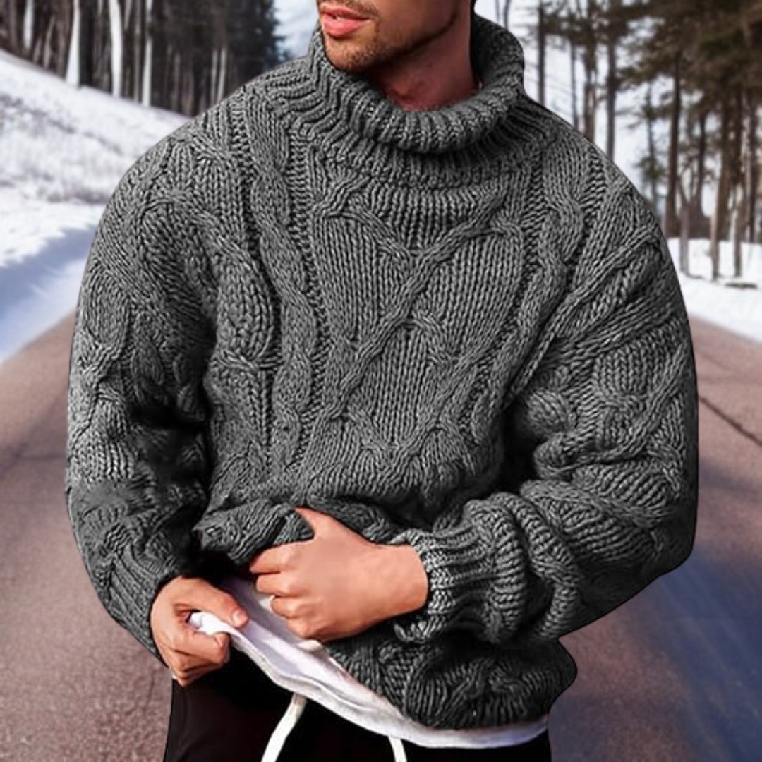 Wintertauglicher Herrenstrickpullover Casimir