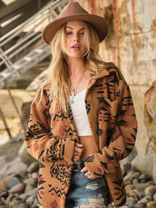 Stylische Warmer Jacke für Damen