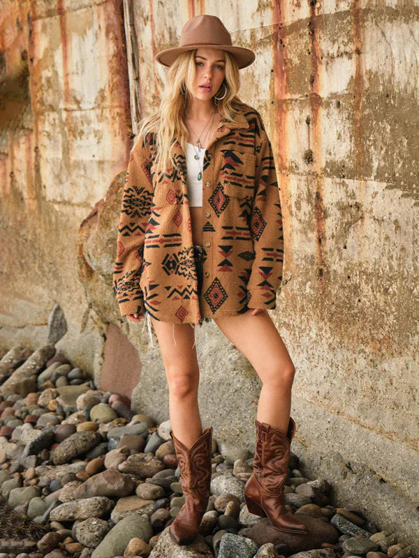 Stylische Warmer Jacke für Damen