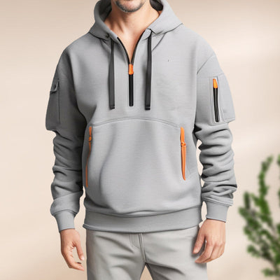 Pullover mit halbem Reißverschluss für Herren Isaac