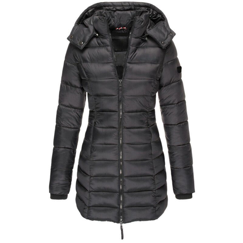 Fabiola® | Lange Daunenjacke