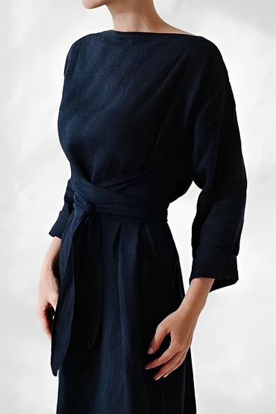 Stilvolles Maxikleid aus Leinen Liese