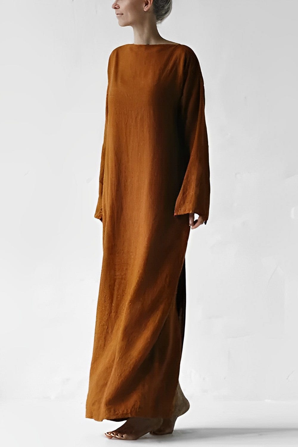 Stilvolles Maxikleid aus Leinen Liese