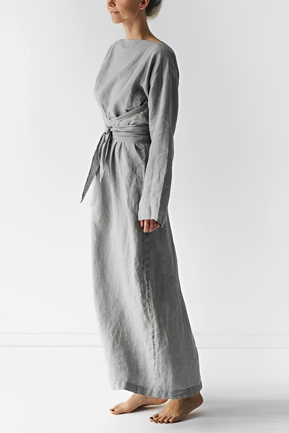 Stilvolles Maxikleid aus Leinen Liese